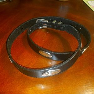 Brighton Black Leather Concho Belt XXL 46"